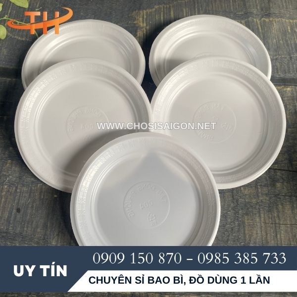 Bán dĩa nhựa tròn đựng bánh kem giá rẻ