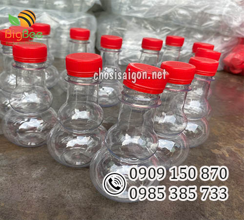 Chai nhựa hồ lô đựng rượu bền, dày, đẹp giá sỉ rẻ