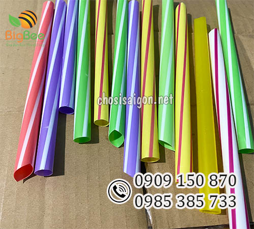 Ống hút nhựa đủ màu phi 12 bán giá rẻ nhất