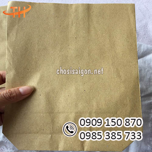 Túi giấy kraft đựng đồ ăn vặt sỉ rẻ