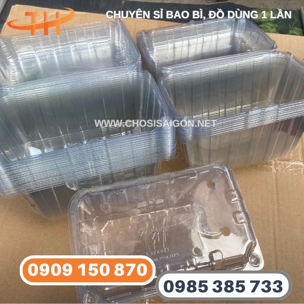 Hộp nhựa đựng trái cây 1 ký giá rẻ