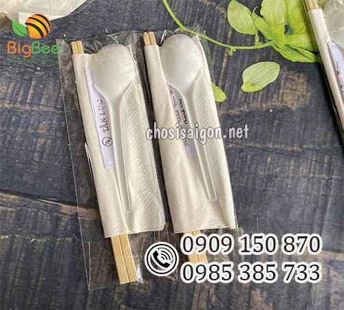 Muỗng, đũa, tăm, khăn giấy an toàn, tiện dụng giá rẻ