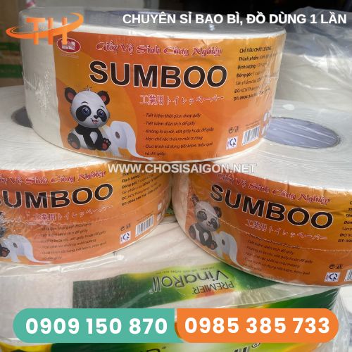 Giấy vệ sinh công nghiệp 700g mềm mịn, dai