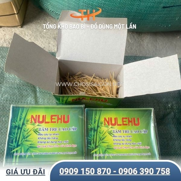 Tăm tre xỉa răng cho các cửa hàng, hàng quán