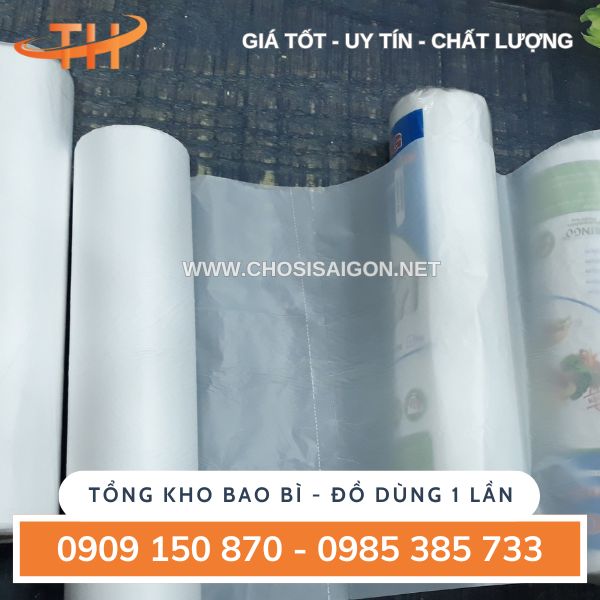 Túi xé siêu thị (túi roll cuộn siêu thị) đựng thực phẩm