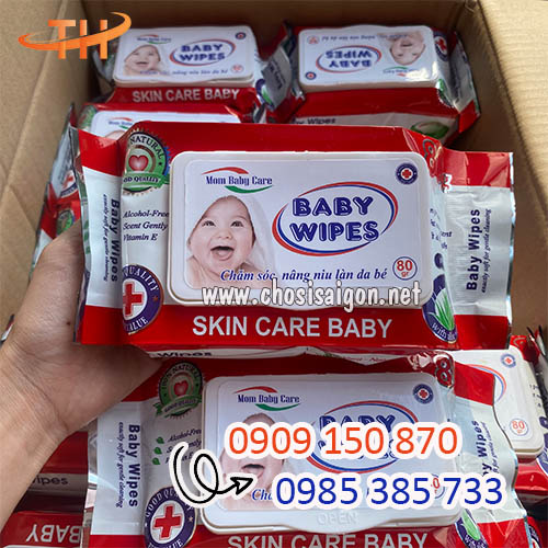 Khăn giấy ướt cho bé Baby Wipes rẻ, uy tín