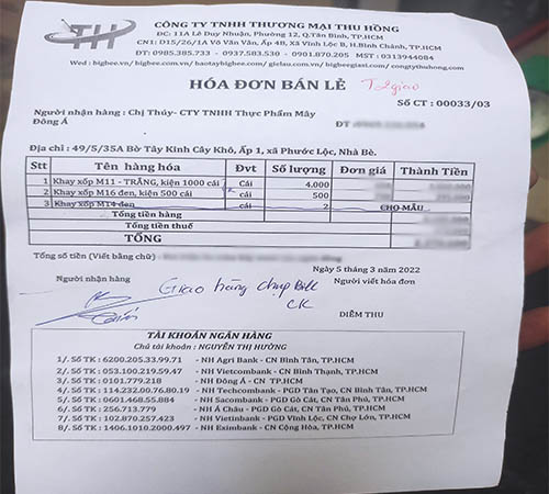 Bảng giá khay xốp giá sỉ