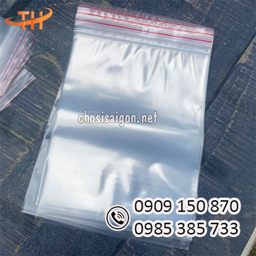 Giá sỉ túi zip chỉ đỏ dẻo dai, chắc chắn