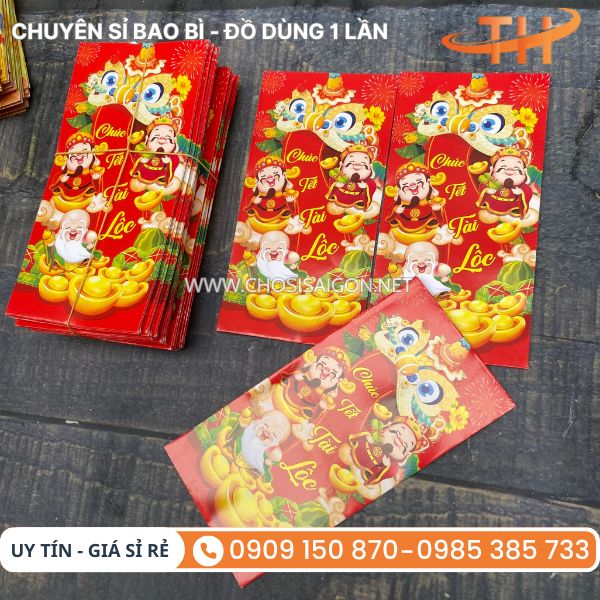 Bao lì xì Tết sang trọng, thẩm mỹ cao