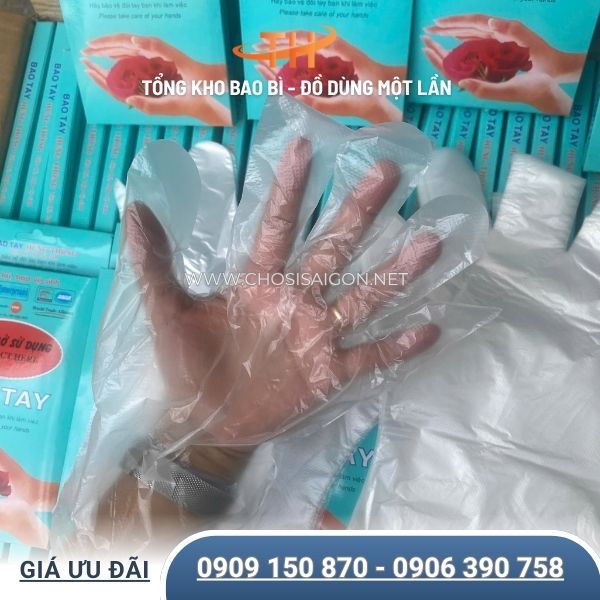 Bao tay xốp sẵn kho giá sỉ rẻ tại bao bì Thu Hồng