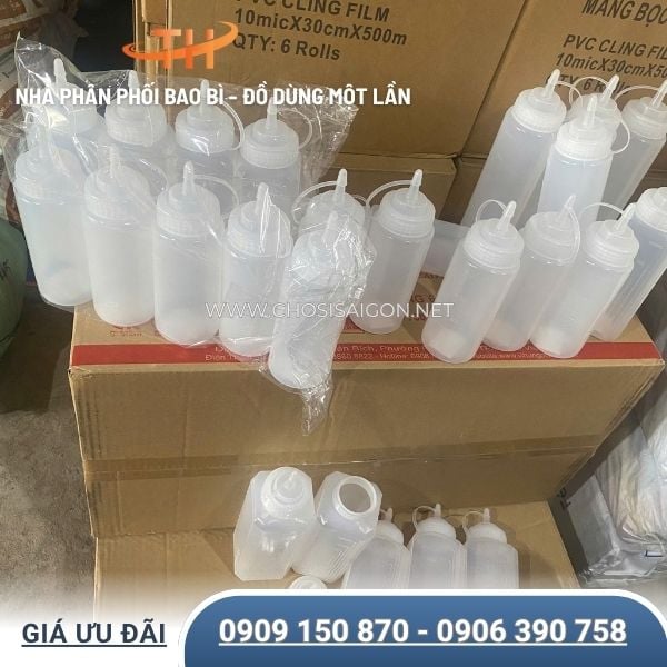 Bình nhựa đựng đồ pha chế thức uống đa dạng dung tích