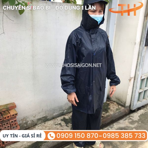 Bộ quần áo đi mưa dày dặn, bền tốt