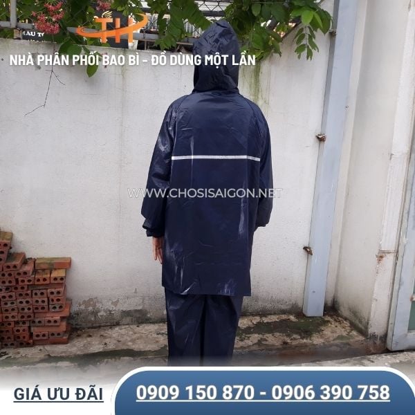 Bộ quần áo mưa chất liệu vải dù cao cấp