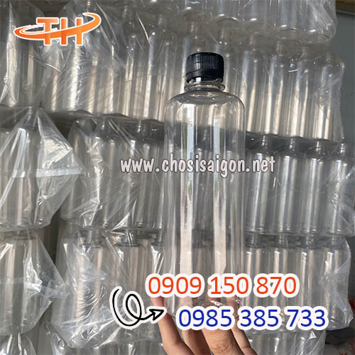 Chai nhựa 500ml dày dặn, cứng cáp giá rẻ
