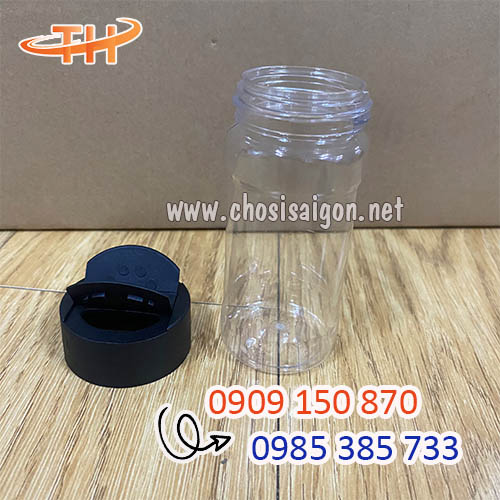Hũ lọ nhựa đựng gia vị 120ml bỏ sỉ giá rẻ