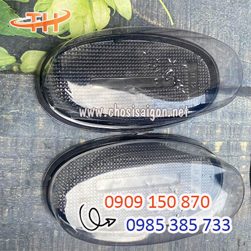Hộp nhựa hình oval đế đen bỏ sỉ giá rẻ nhất