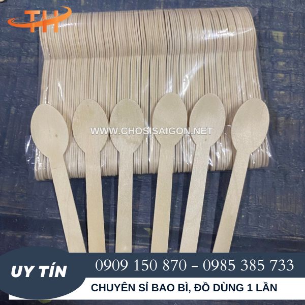 Muỗng, thìa gỗ ăn kem, sữa chua, ăn cơm giá tốt