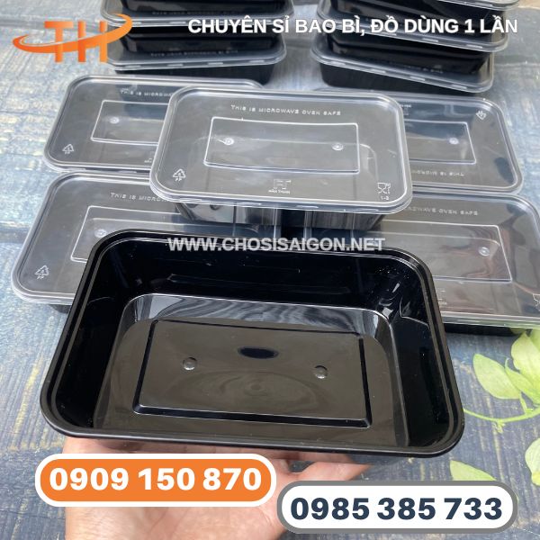 Hộp nhựa chữ nhật 500ml uy tín bỏ sỉ