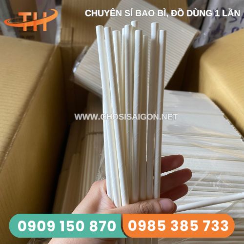 Ống hút giấy cafe an toàn, tiết kiệm chi phí