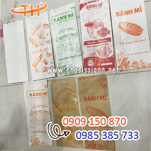 Các mẫu túi giấy đựng bánh mì đẹp, chất lượng tốt giá sỉ rẻ