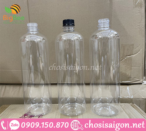Chai nhựa 1 lít 1000ml đựng mật ong giá sì rẻ tại TP.HCM