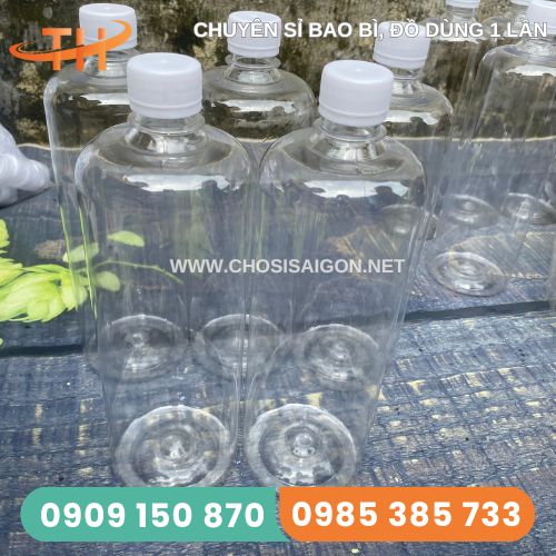 Chai nhựa 1000ml mỏng đựng mật ong