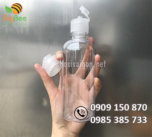 Chai nhựa 250ml nắp bật giá sỉ ưu đãi