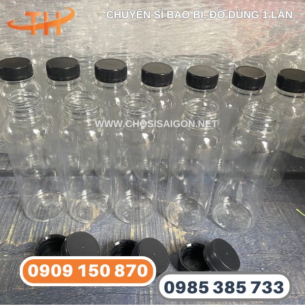 Chai nhựa miệng rộng 330ml giá xưởng