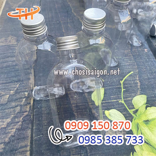 Chai nhựa nắp nhôm 330ml giá sỉ siêu rẻ