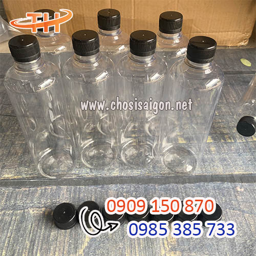Chai nhựa 500ml dùng 1 lần sỉ rẻ tại xưởng