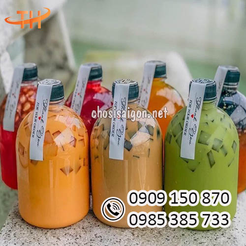 Giá tốt chai nhựa 500ml tròn lùn đẹp mắt
