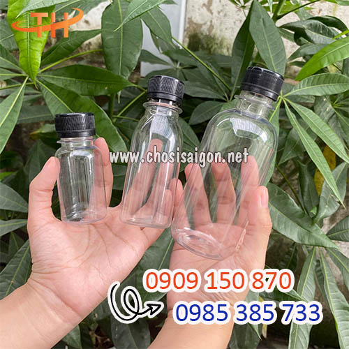 Chai nhựa tròn 50ml, 100ml, 200ml giá rẻ nhất