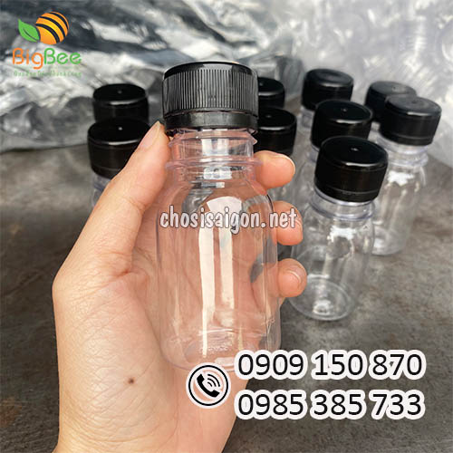 Chai nhựa pet nắp đen 50ml giá rẻ nhất