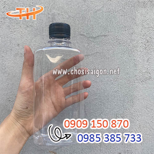 Chai nhựa dẹp 330ml giá bán sỉ rẻ HCM