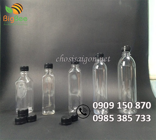 Chai nhựa đủ dung tích các loại