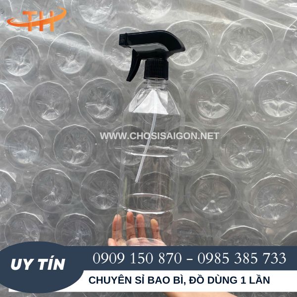 Chai nhựa đựng cồn, nước lau sàn 1 lít giá rẻ