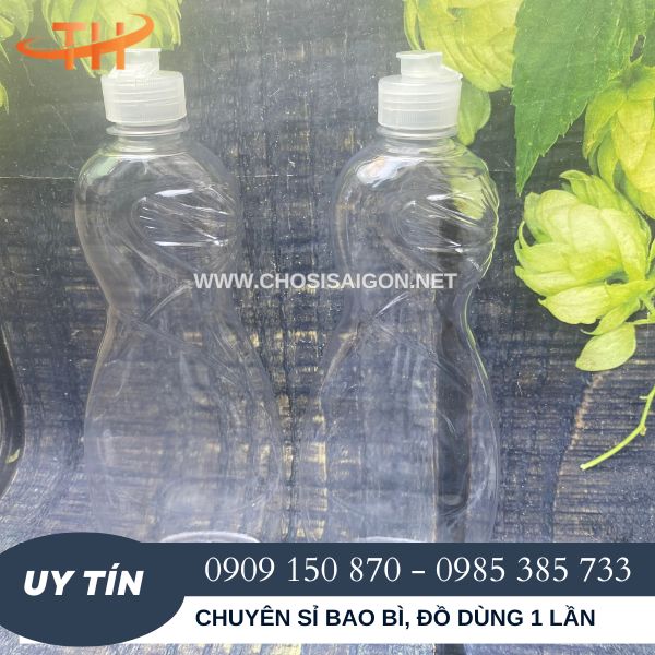 Vỏ chai nhựa đựng nước rửa chén bát 750ml giá rẻ