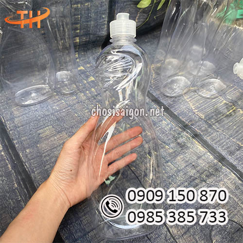 Chai nhựa đựng nước rửa chén dày dặn, cứng cáp giá rẻ