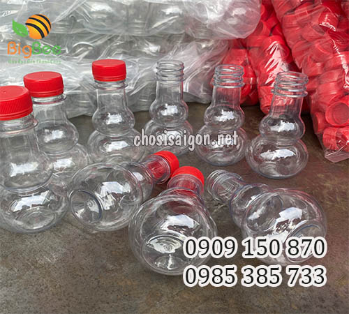 Chai nhựa hồ lô đựng rượu cao cấp, chất lượng giá sỉ rẻ