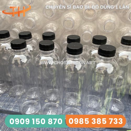 Chai nhựa 1000ml miệng rộng đựng mật ong