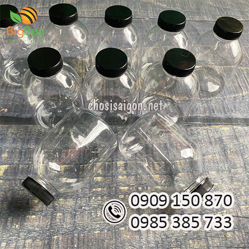 Chai nhựa tròn lùn 400ml giá sỉ rẻ HCM