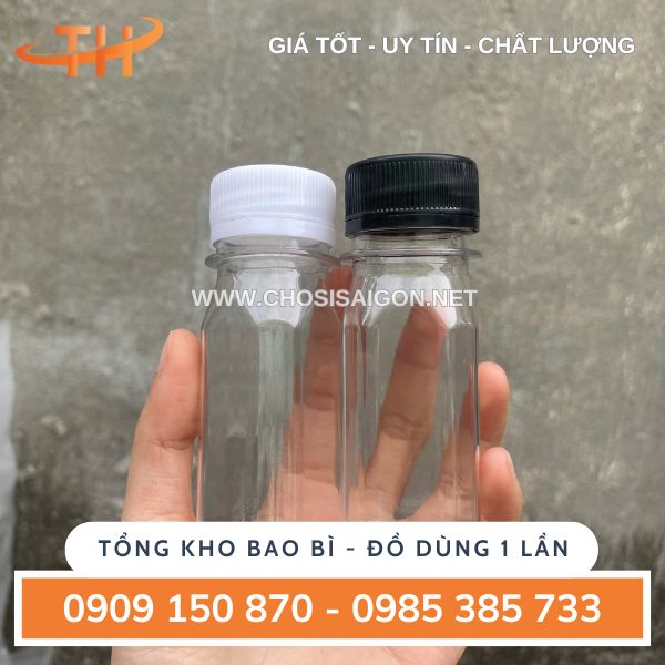 Chai nhựa nhỏ đựng mẫu dùng thử 100ml