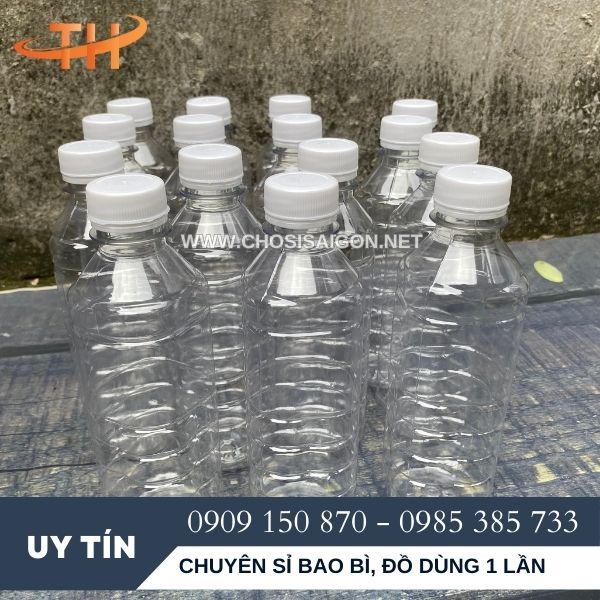 Chai nhựa sọc gân 330ml giá rẻ