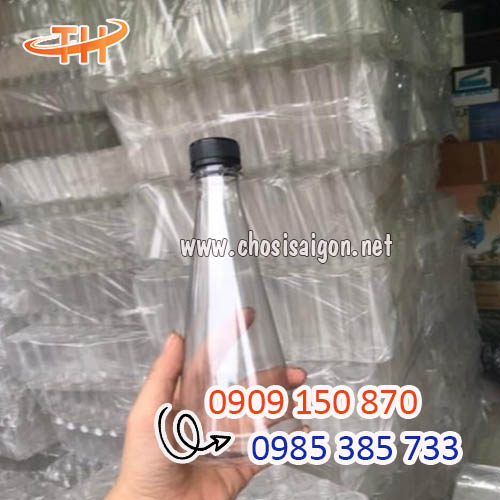 Chai nhựa tam giác 330ml giá bán rẻ nhất