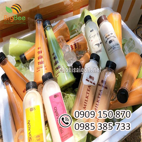 Chai nhựa tròn 330ml cứng cáp, dày dặn giá rẻ tận gốc