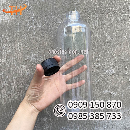 Chai nhựa tròn cao, dày, cứng 500ml giá xưởng siêu tốt