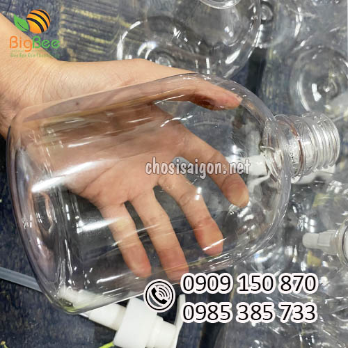 Chai nhựa tròn lùn 500ml có vòi xịt đa năng công dụng giá rẻ