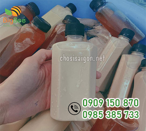 Chai nhựa vuông dẹt 500ml giá sỉ