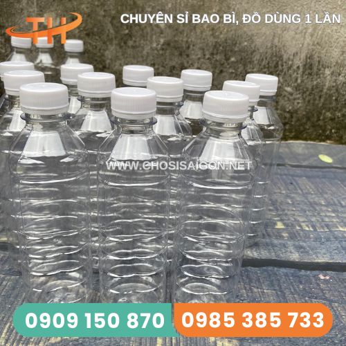 Chai nhựa đựng nước sâm, nha đam, sữa bắp