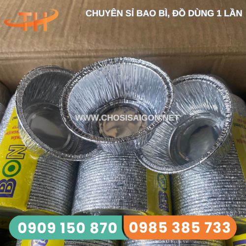 Chén giấy bạc nướng hàu, nướng bánh